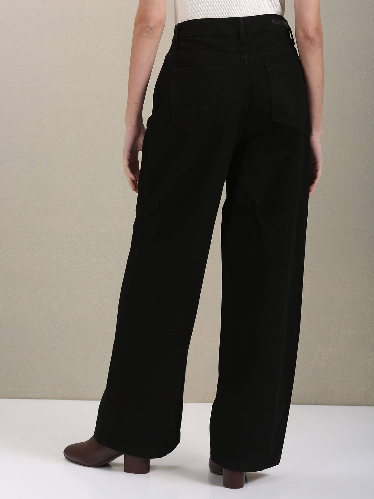 Wide Leg High Rise Jeans | WL90 - view 5