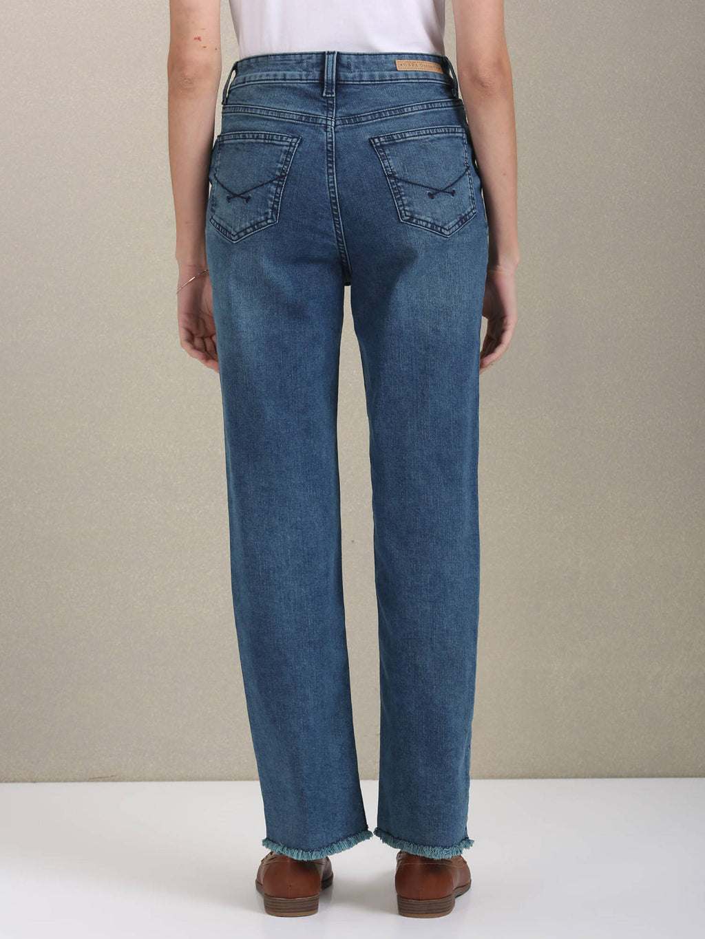 Straight Fit High Rise Jeans | ST23 - view 5