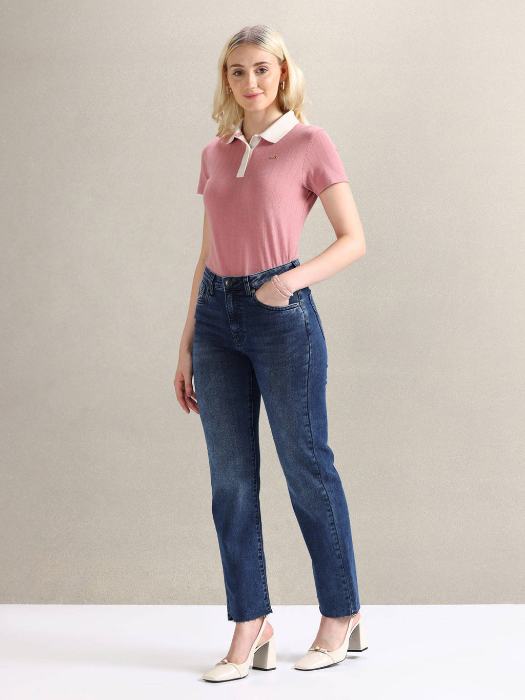 Straight Fit Blue Jeans | ST23 - view 3