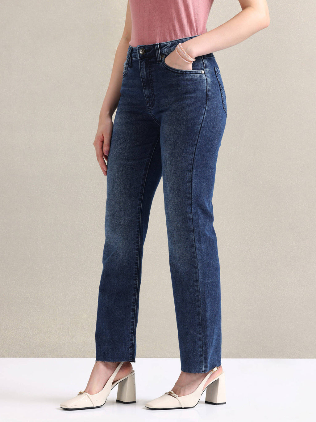 Straight Fit Blue Jeans | ST23 - view 4