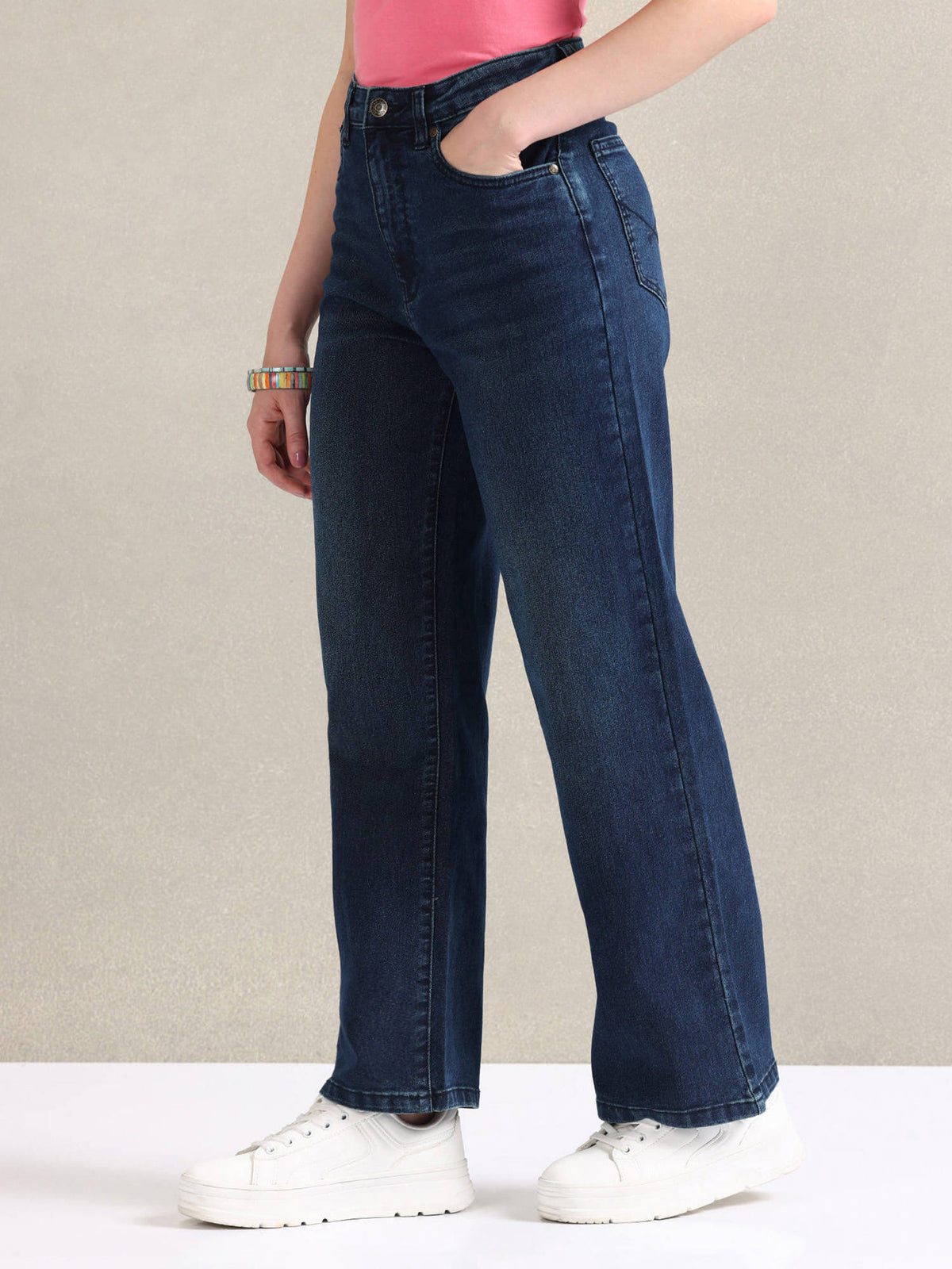 Straight Fit Blue Jeans | ST23 - view 4