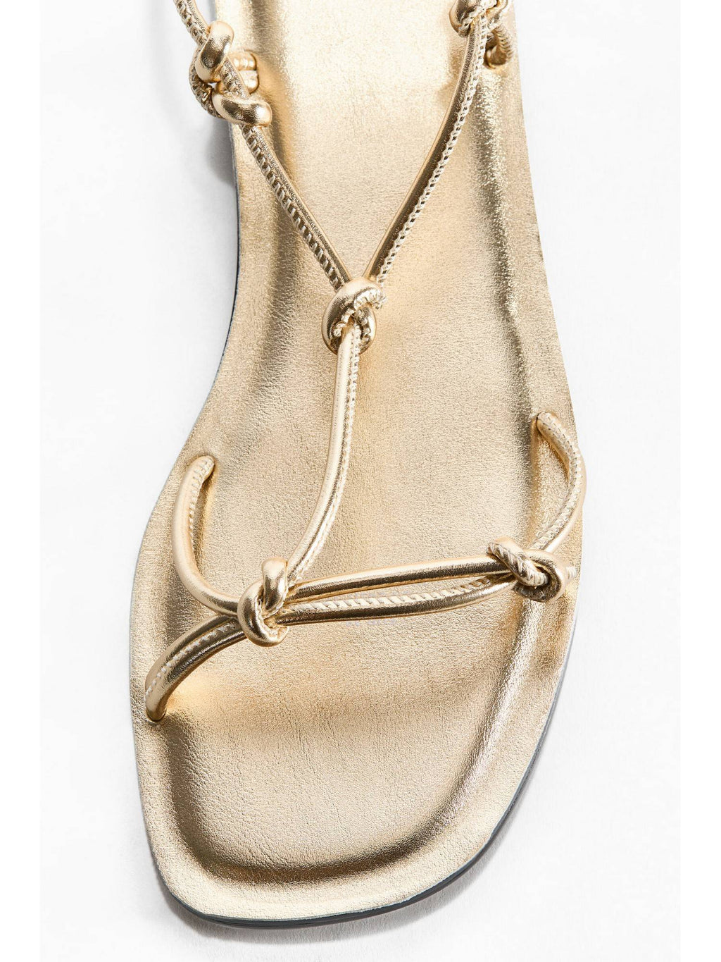 Women Gold Strappy Sandals | SD89 - view 3