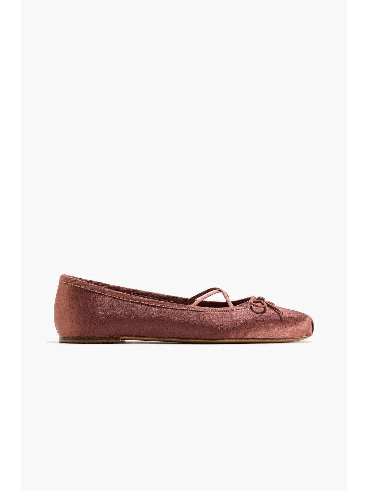 Women Pink Satin Ballet Flats | F61 - view 5