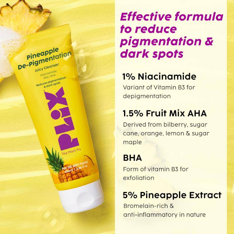 Pineapple Depigmentation Regime With Toner, Cleanser & Moisturizer | PL1 - view 7