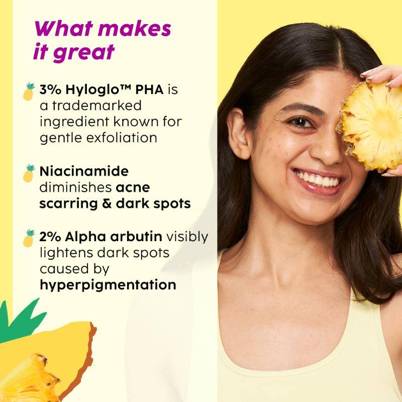 Pineapple Depigmentation Regime With Toner, Cleanser & Moisturizer | PL1 - view 9