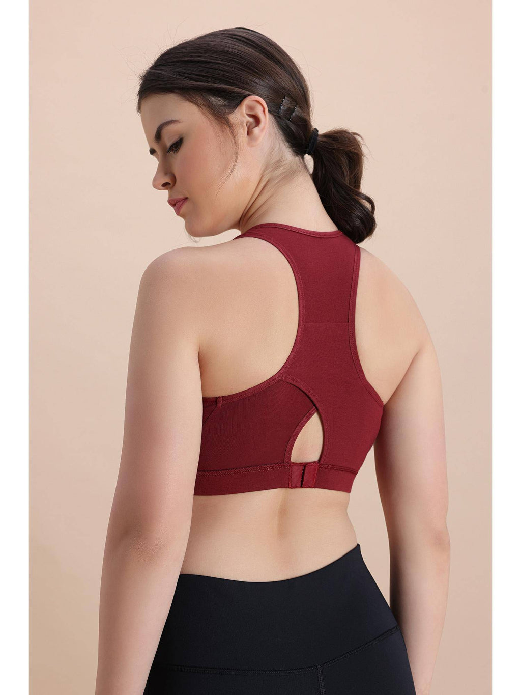Merlot Zelocity Low Impact Sports Bra | sb09 - view 3