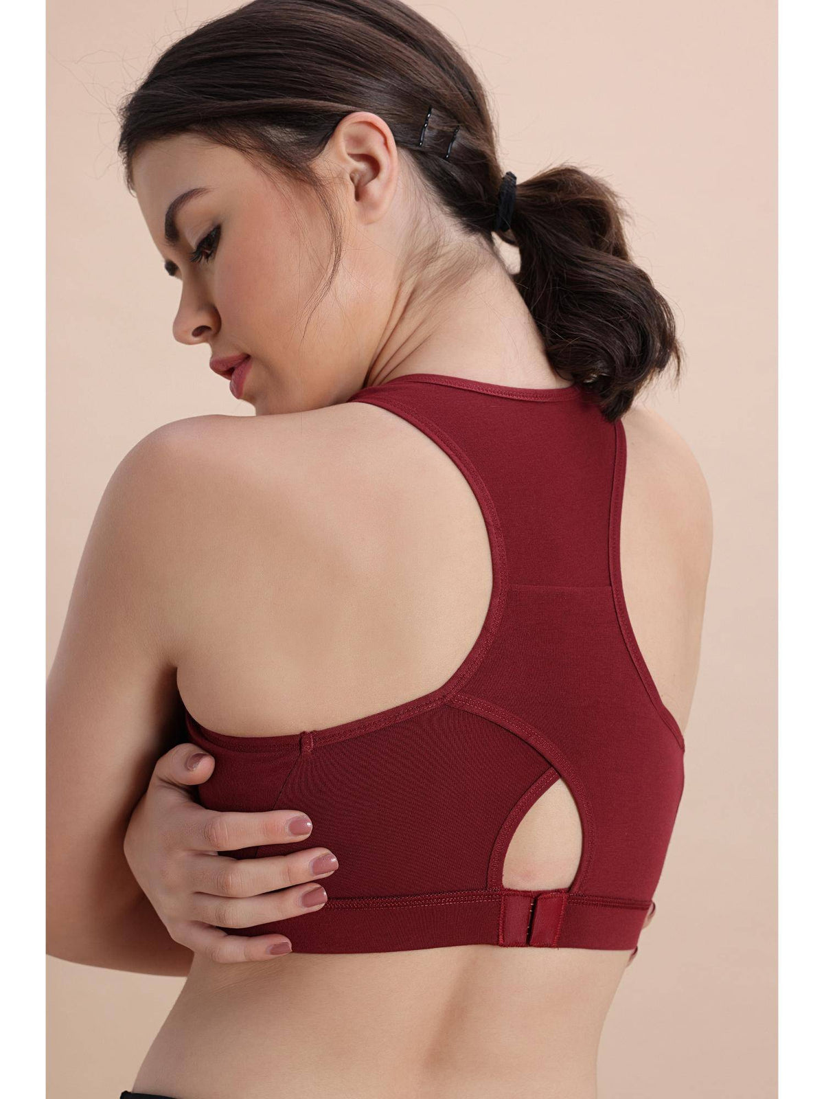 Merlot Zelocity Low Impact Sports Bra | sb09 - view 6