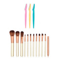 Eyebrow Razor With Make Up Brush Combo (GPCA0007) (colour/shape may vary) | T32 - view 1
