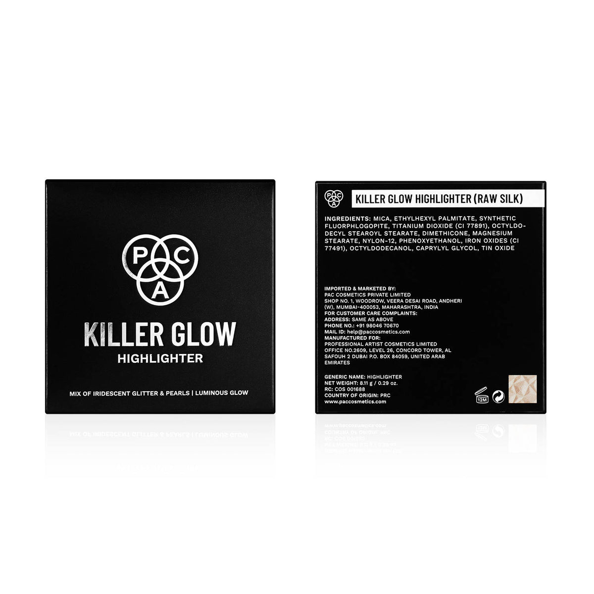 Killer Glow Powder Highlighter - Micro Pearls, Pink Luminous HD Shine | F14 - view 5
