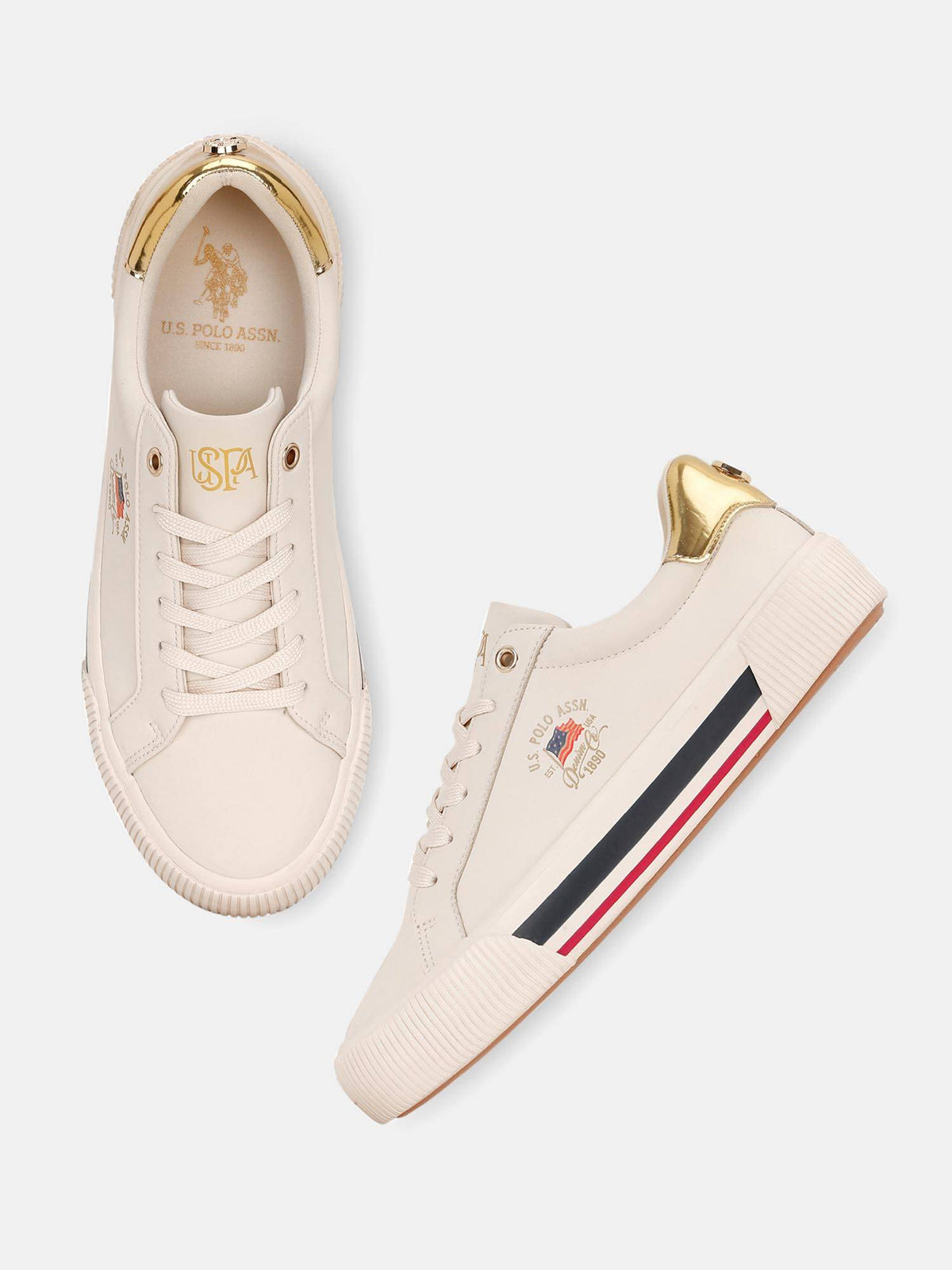 Lizzie 3.0 Off White Chunky Sneaker Shoes | SN09 - view 11