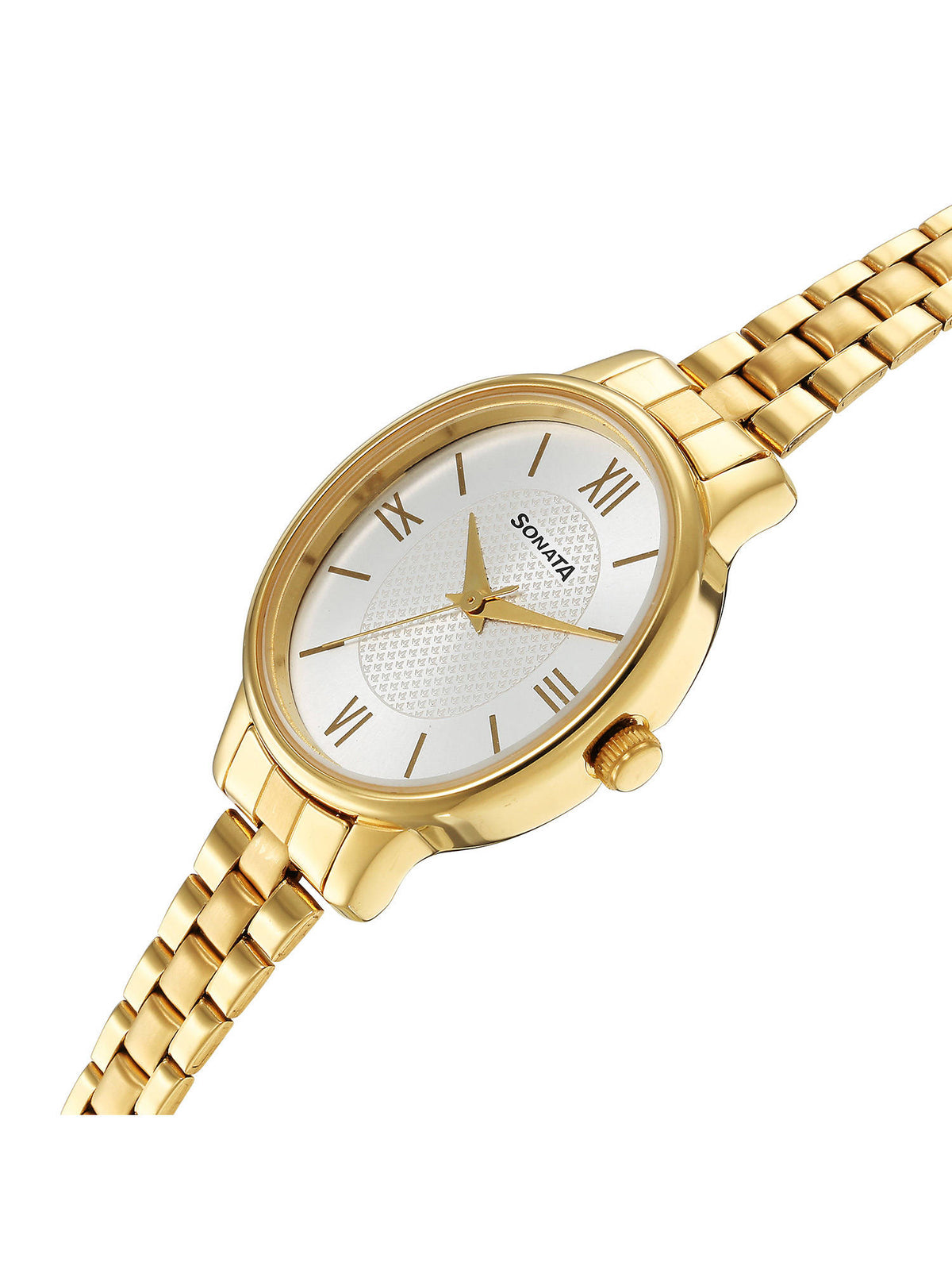 Classic Gold 8179YM01 White Dial Analog watch for Women | W92 - view 3