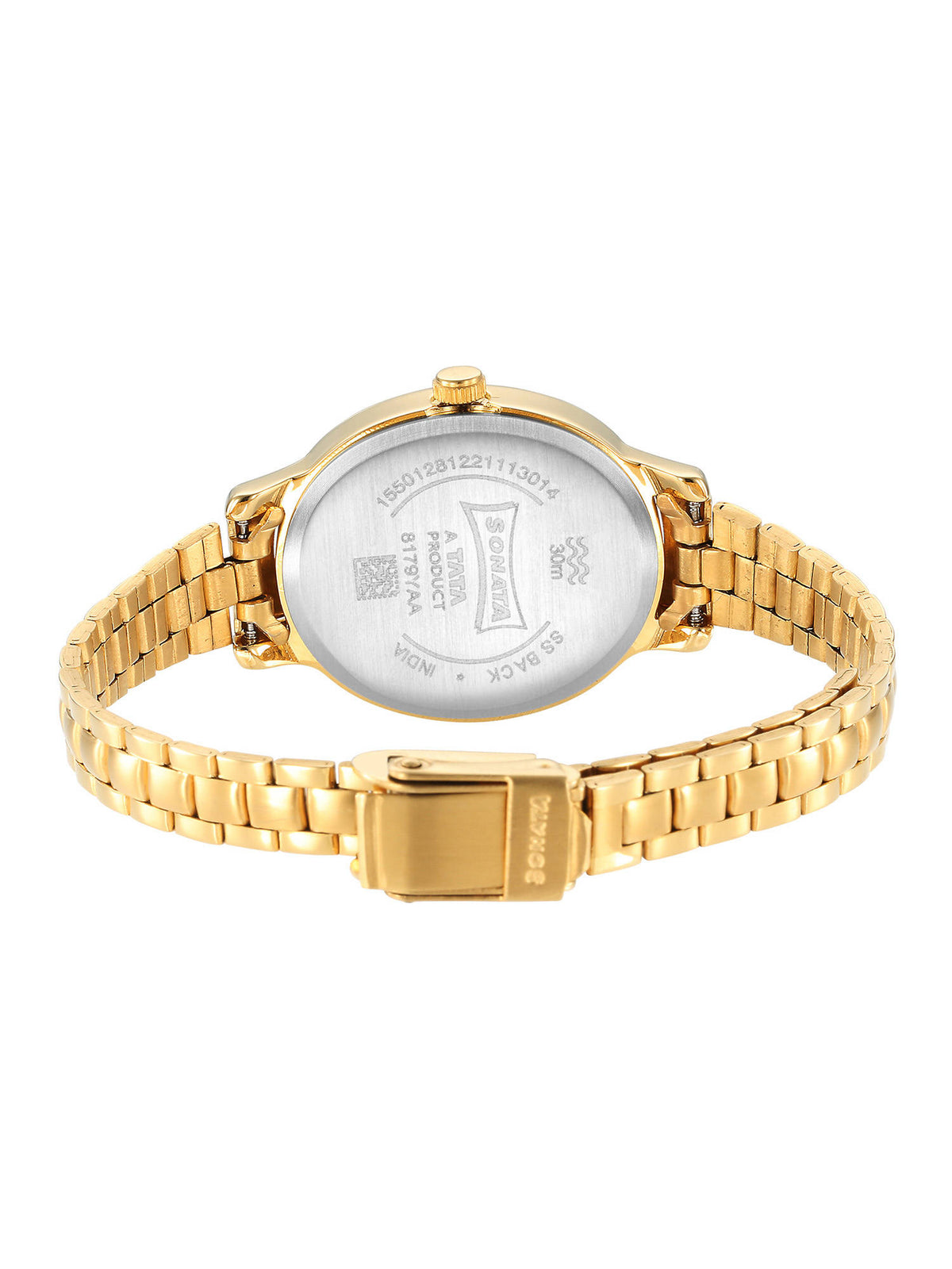 Classic Gold 8179YM01 White Dial Analog watch for Women | W92 - view 4