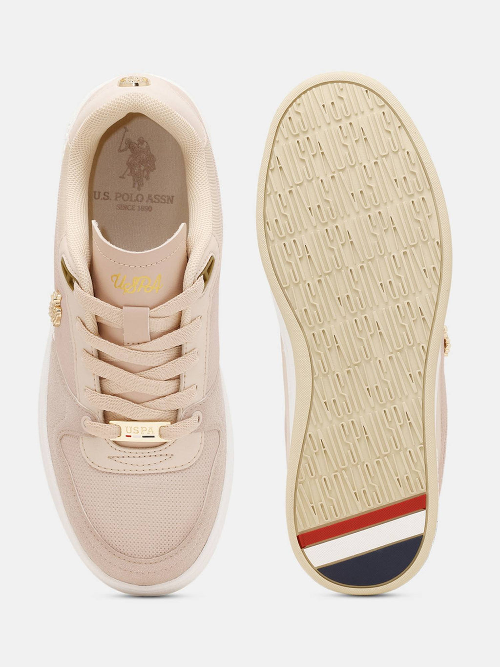 Della Nude Textured Sneakers Shoes | SN09 - view 8