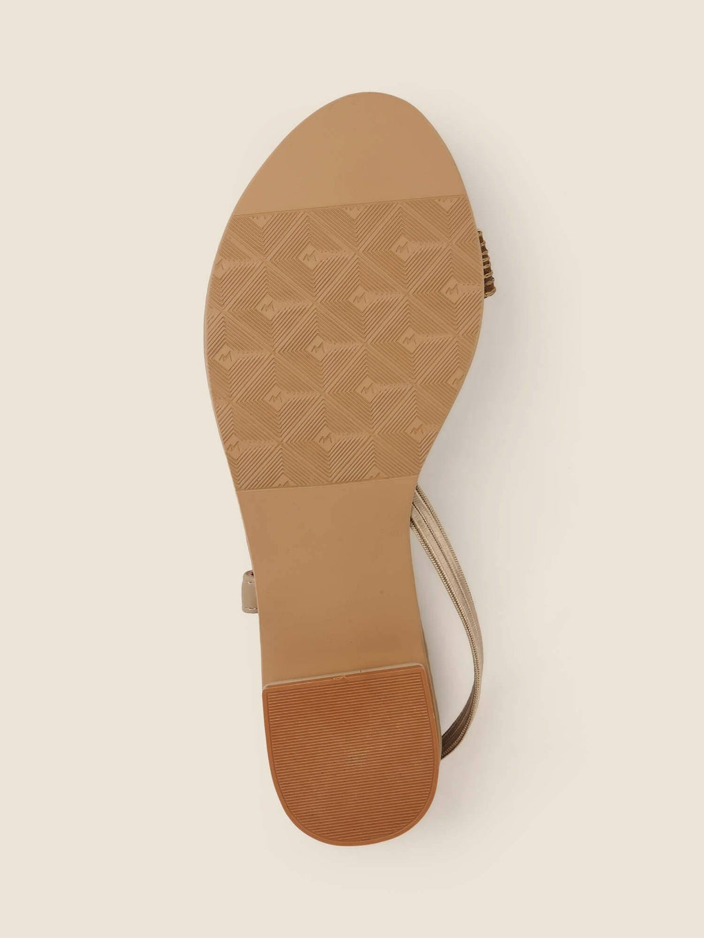 Brown Synthetic Round Toe Flats | F61 - view 6