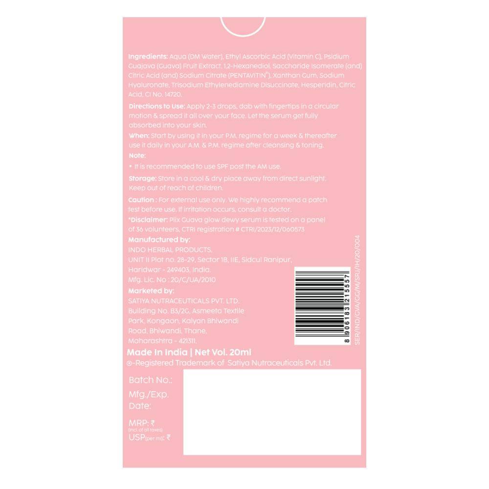 10% Vitamin C Guava Face Serum for Skin Brightening & Even tone with Hyaluronic acid & Pentavitin | PL1 - view 12
