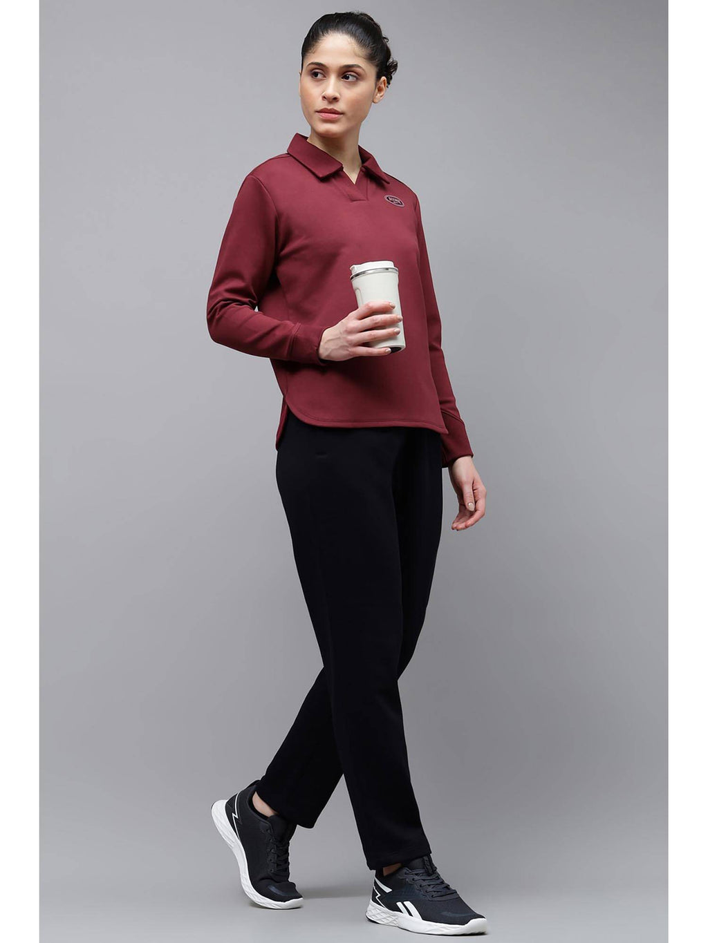 Maroon Women T-Shirt | PW43 - view 5