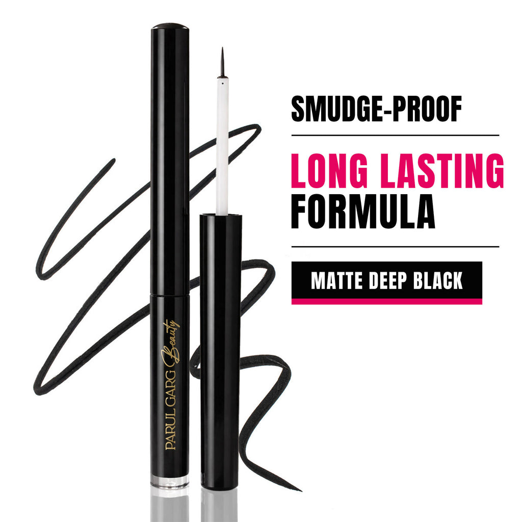 Black Liquid Eyeliner Smudge-Proof, Water-Resistant, Long-Stay Matte | E20 - view 1