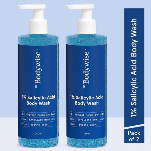 1% Salicylic Acid Body Wash - Prevents Body Acne - SLS & Paraben Free - Pack of 2 | BWS9 - view 1