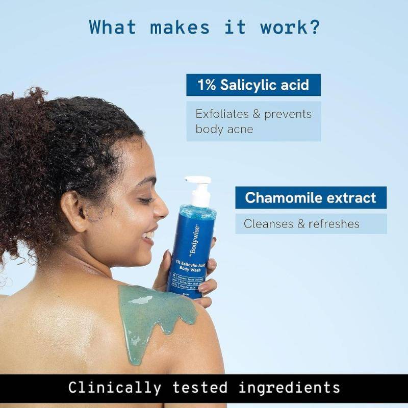1% Salicylic Acid Body Wash - Prevents Body Acne - SLS & Paraben Free - Pack of 2 | BWS9 - view 3