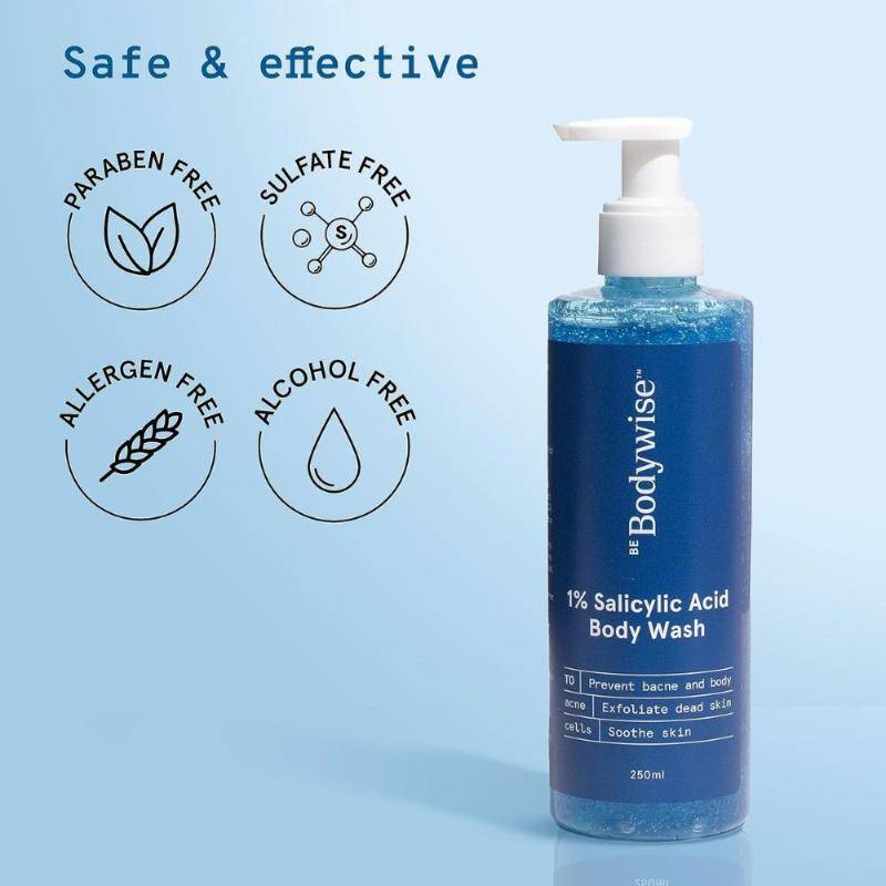 1% Salicylic Acid Body Wash - Prevents Body Acne - SLS & Paraben Free - Pack of 2 | BWS9 - view 6
