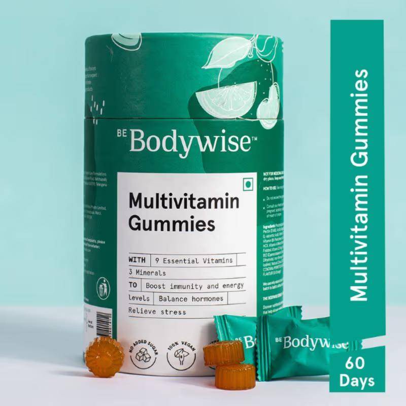 Multivitamin Gummies 60 Days Pack - Boosts Immunity - High Dietary Fibre, Iron & Biotin | BWS9 - view 1