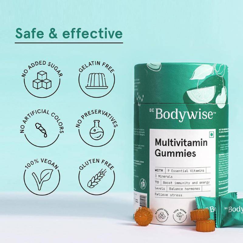 Multivitamin Gummies 60 Days Pack - Boosts Immunity - High Dietary Fibre, Iron & Biotin | BWS9 - view 6