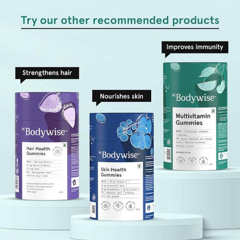 Multivitamin Gummies 60 Days Pack - Boosts Immunity - High Dietary Fibre, Iron & Biotin | BWS9 - view 7