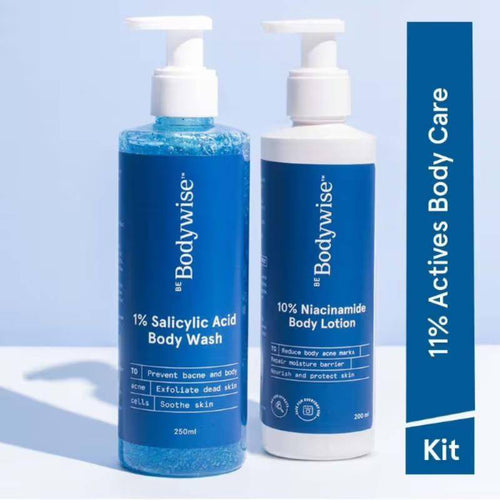 1% Salicylic Acid Body Wash + 10% Niacinamide Body Lotion - Helps Improve Skin Texture | B20 - view 1