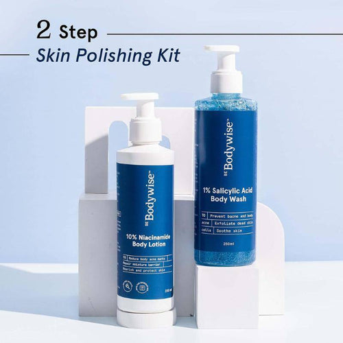 1% Salicylic Acid Body Wash + 10% Niacinamide Body Lotion - Helps Improve Skin Texture | B20 - view 2
