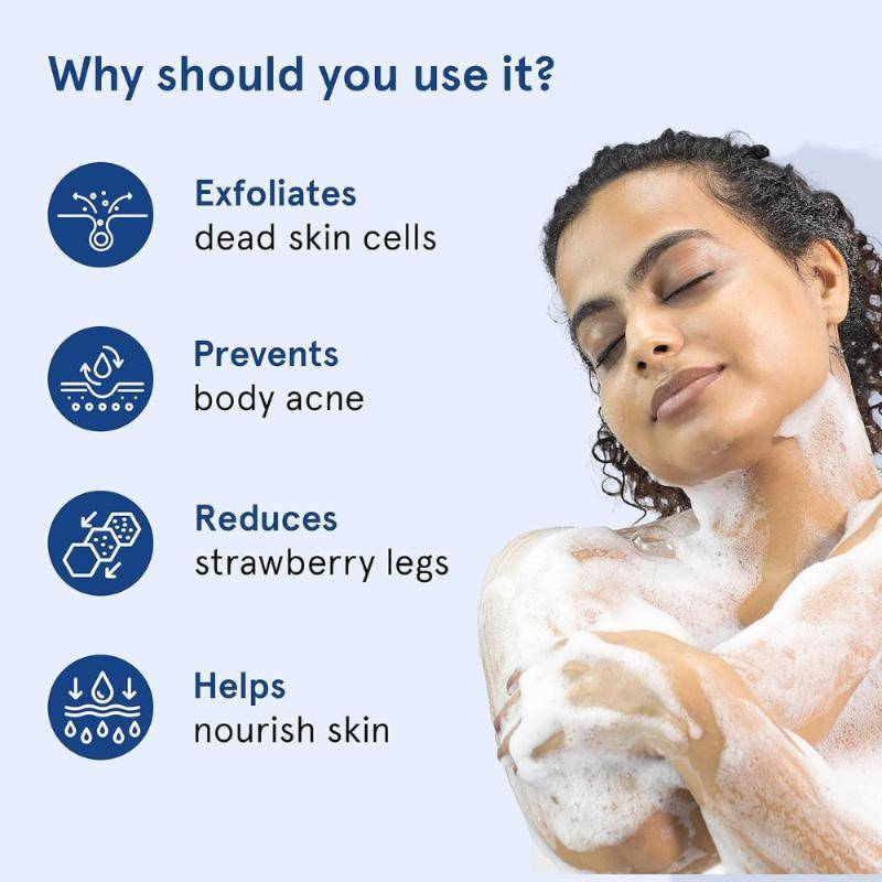 1% Salicylic Acid Body Wash + 10% Niacinamide Body Lotion - Helps Improve Skin Texture | BWS9 - view 3