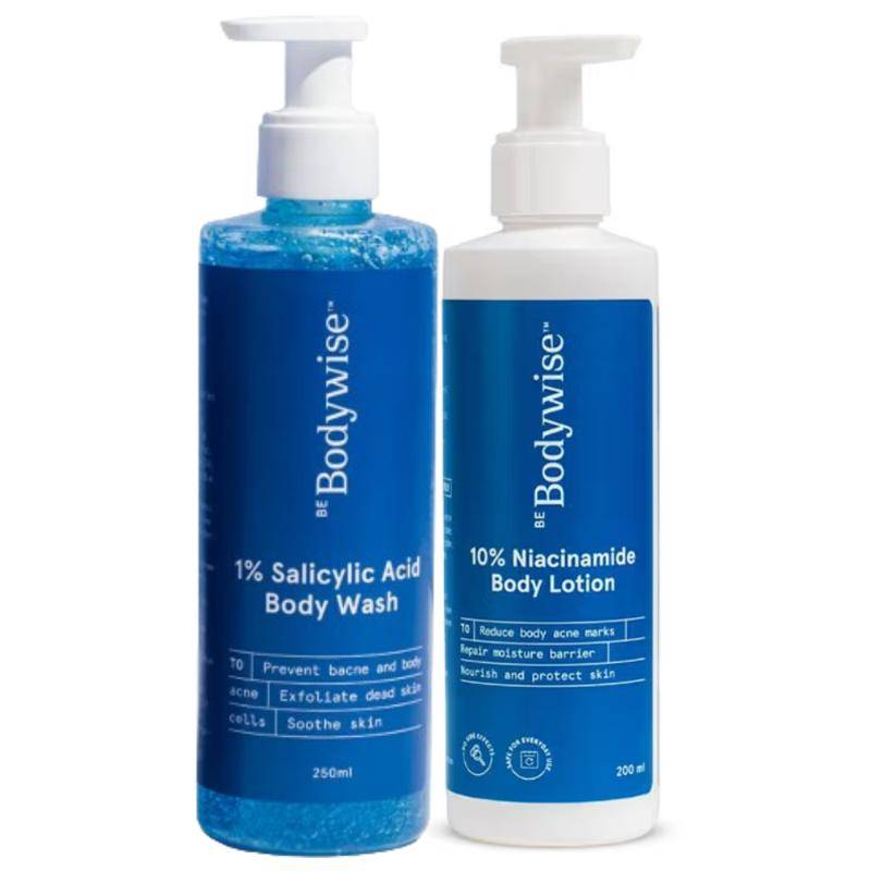 1% Salicylic Acid Body Wash + 10% Niacinamide Body Lotion - Helps Improve Skin Texture | BWS9 - view 8