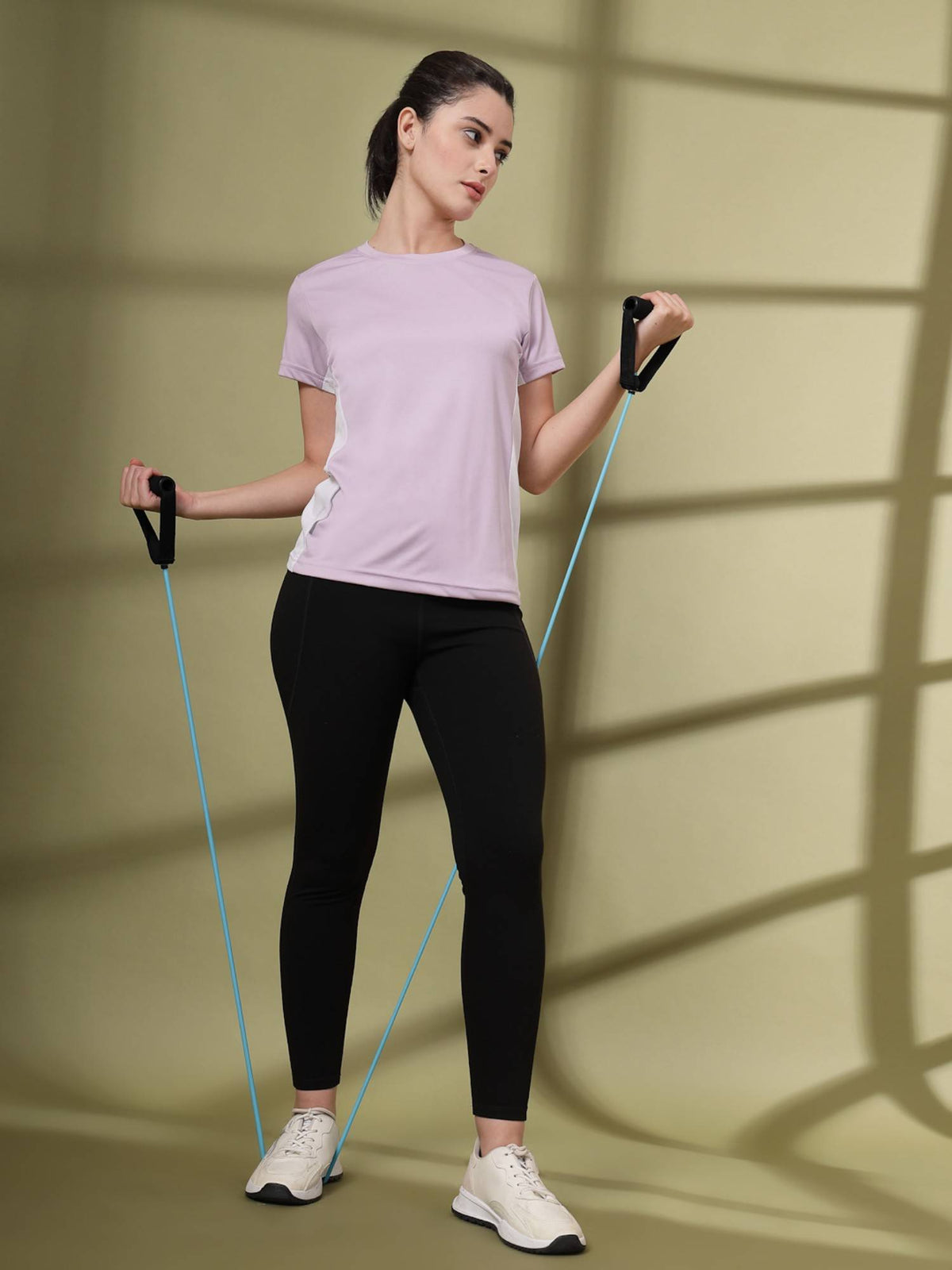 Women Round Neck Dry Fit Gym Sports T-Shirt | TS56 - view 5