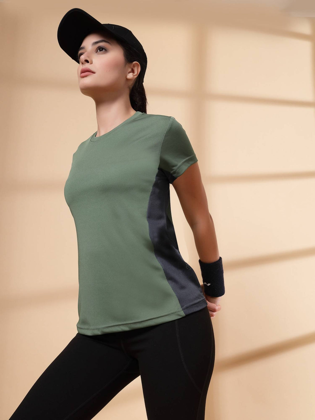 Women Round Neck Dry Fit Gym Sports T-Shirt | TS56 - view 13