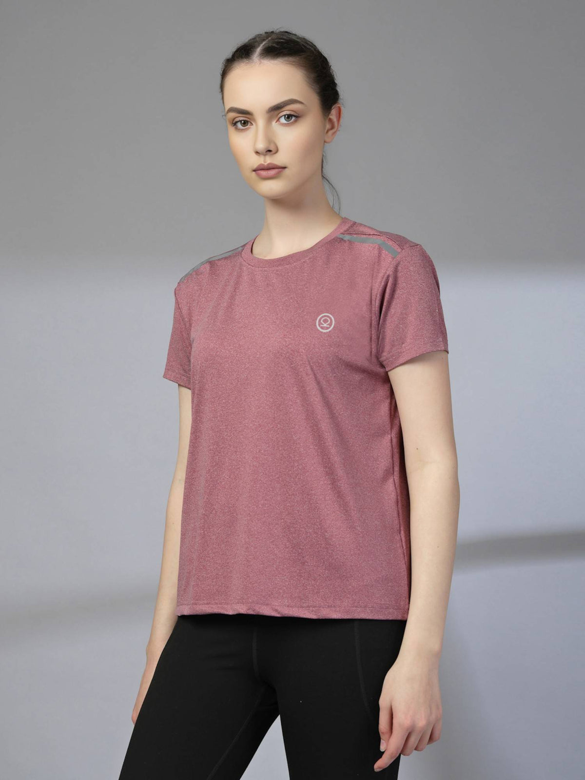 Women Round Neck Dry Fit Gym Sports T-Shirts | TT89 - view 5