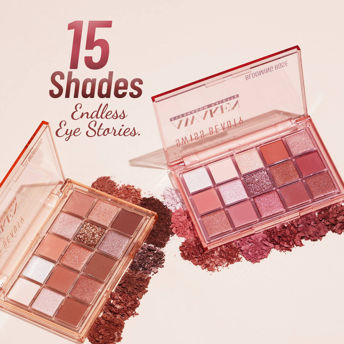 Awaken Eyeshadow Palette , Matte + Shimmer Finish , Long-Lasting | E20 - view 5