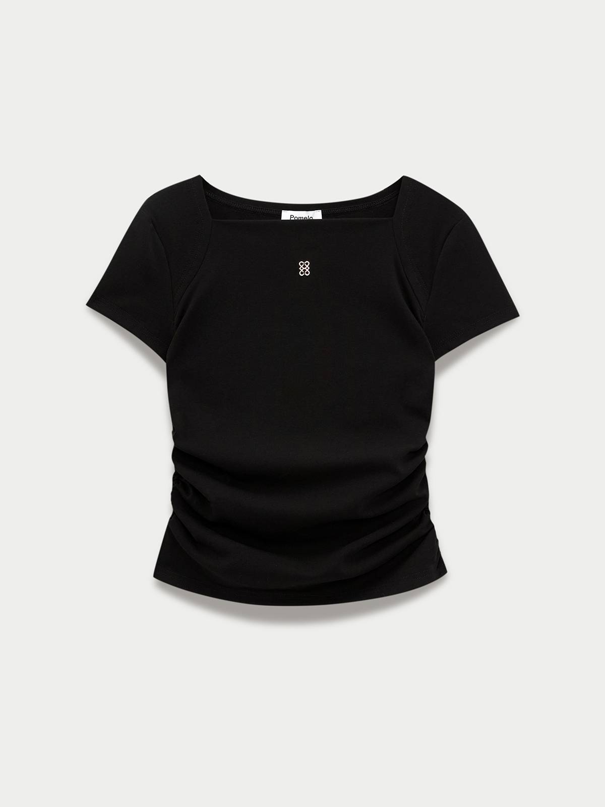 Square Neck Tee - Black | TS56 - view 1