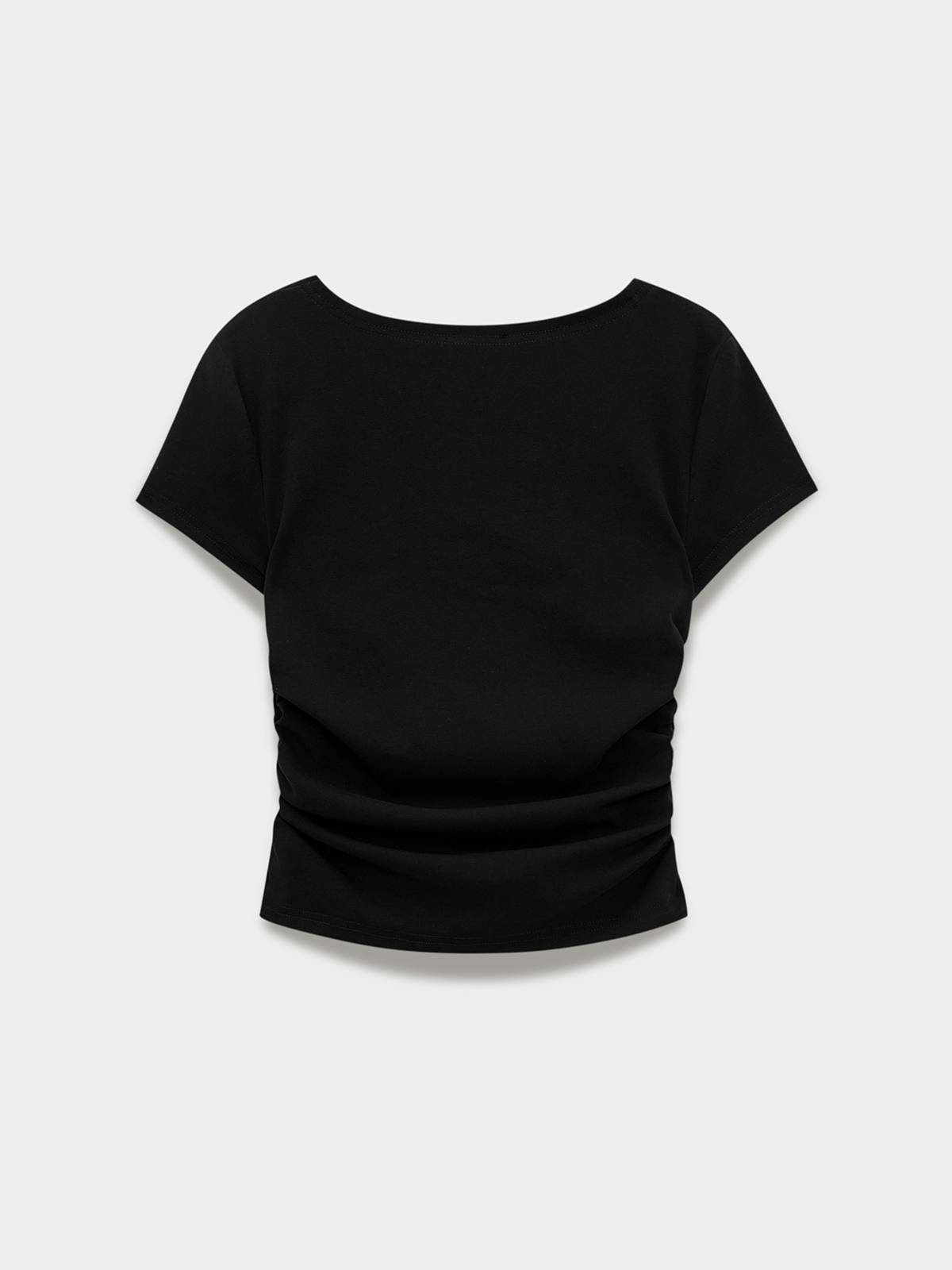 Square Neck Tee - Black | TS56 - view 4
