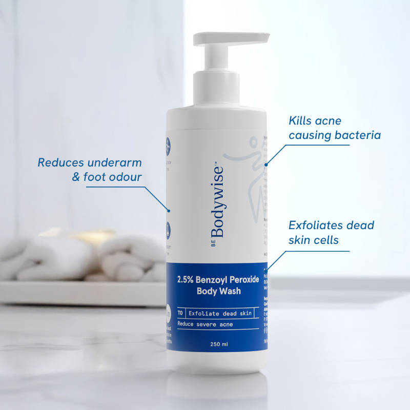 2.5% Benzoyl Peroxide Body Wash Treats Stubborn Back Acne | BWS9 - view 2