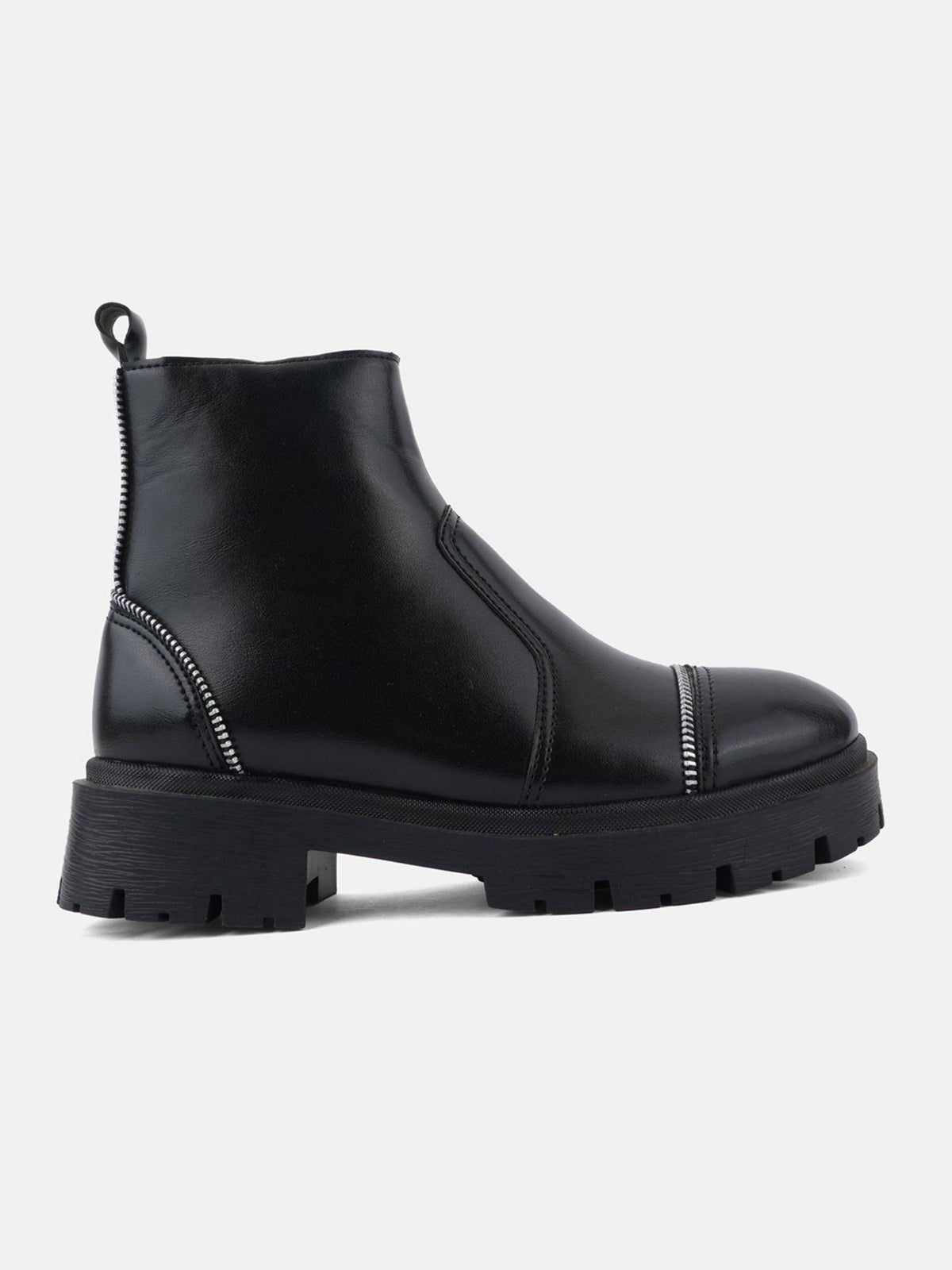 Black Zip Style Chelsea Boots for Women | BT61 - view 4