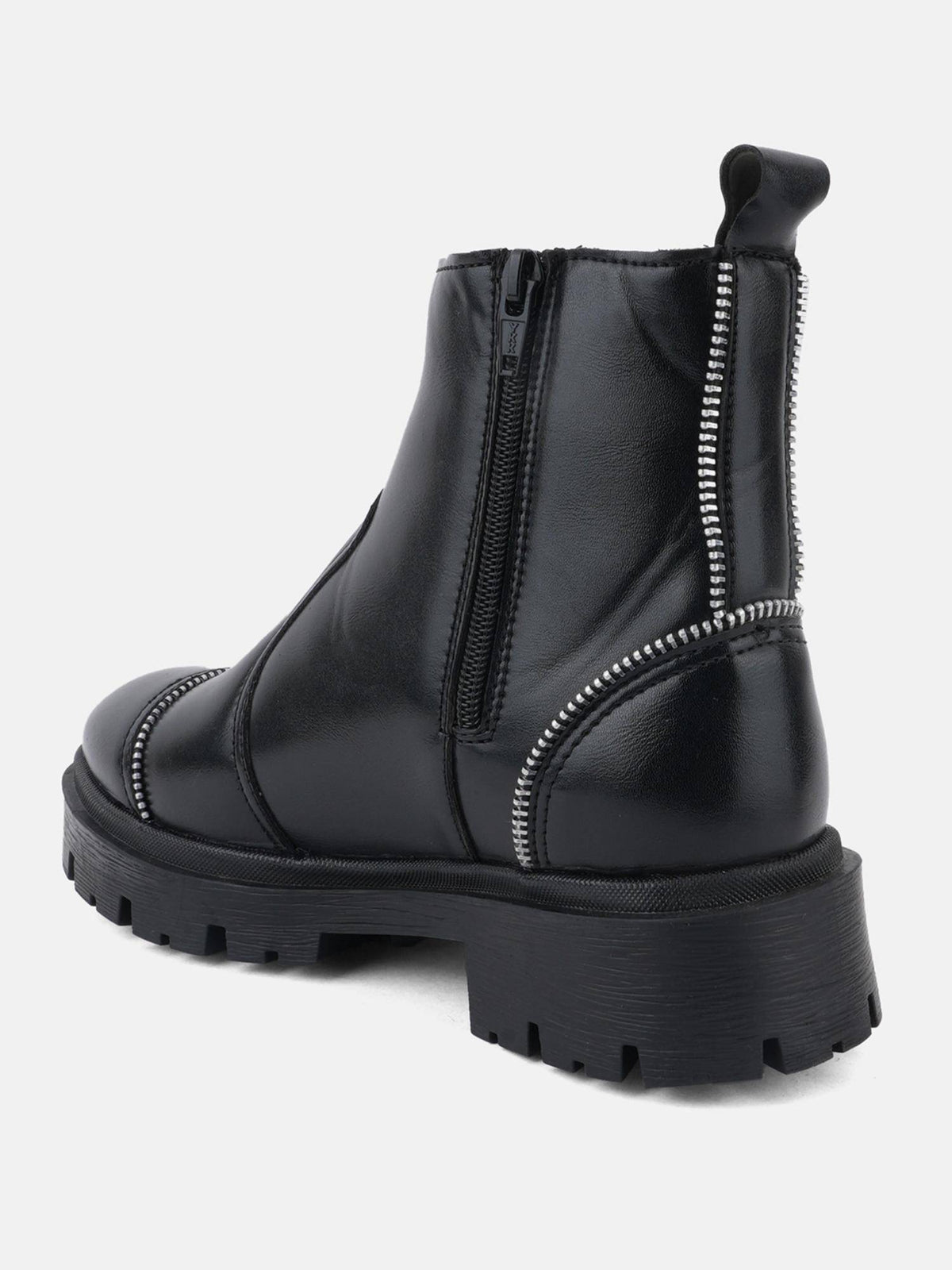 Black Zip Style Chelsea Boots for Women | BT61 - view 5