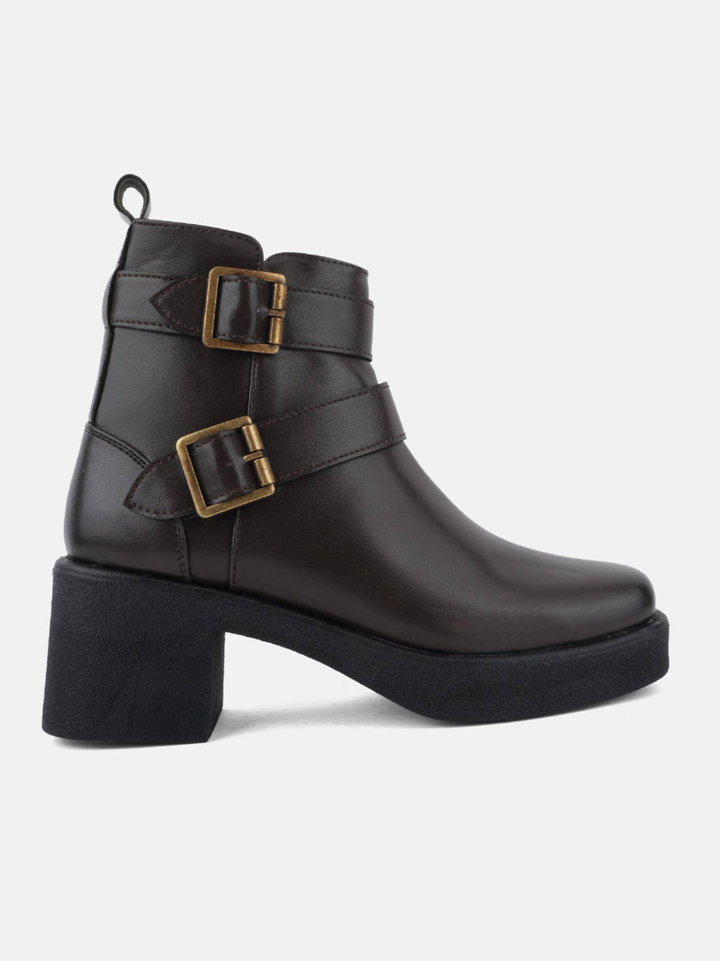 Black Square Toe Chelsea Boots for Women | BT61 - view 4