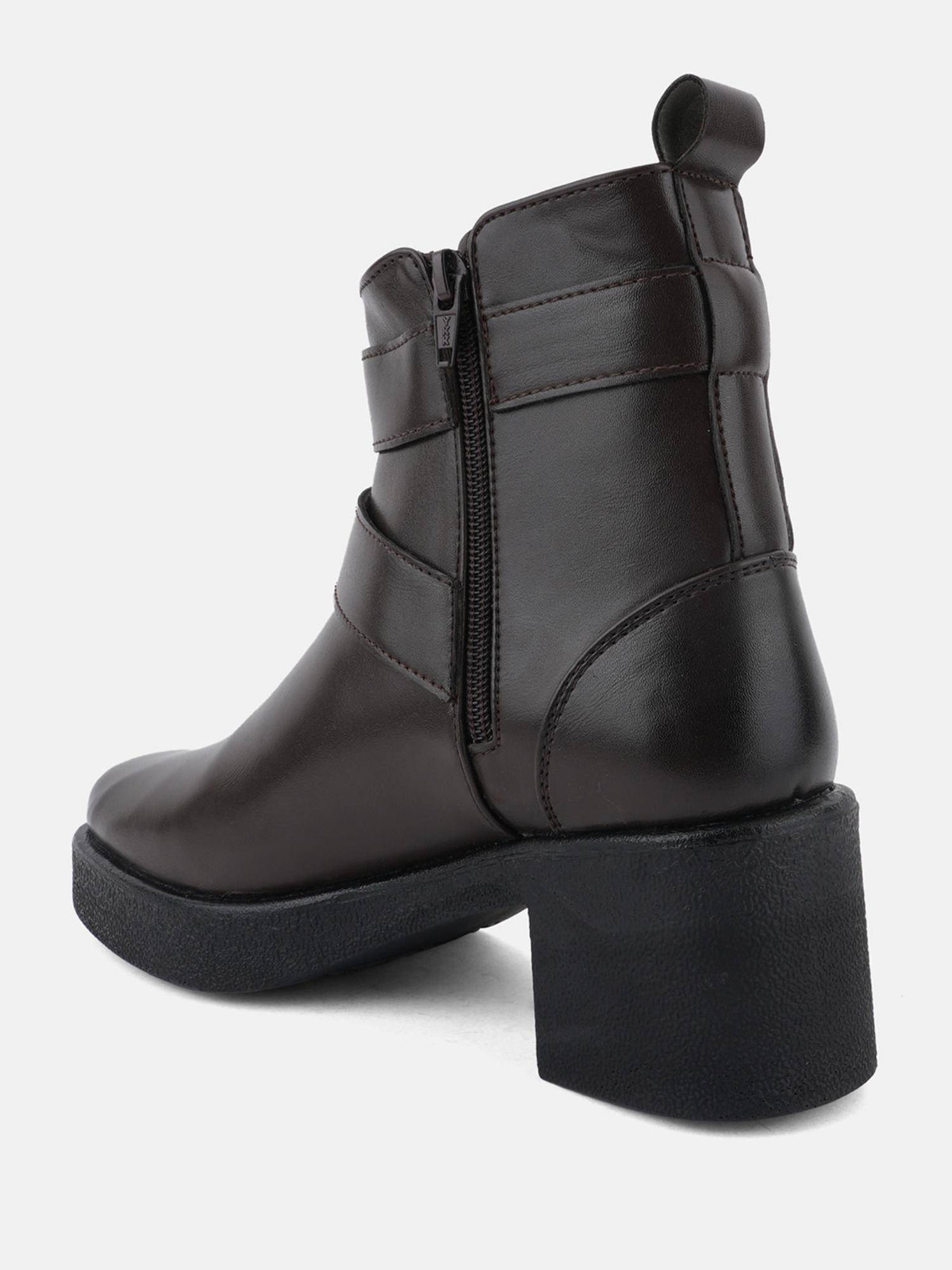 Black Square Toe Chelsea Boots for Women | BT61 - view 5