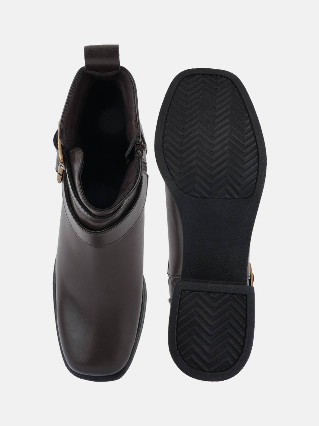 Black Square Toe Chelsea Boots for Women | BT61 - view 6