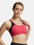 1380 Wirefree Padded Cotton Elastane Active Bra - Black | sb09 - view 15