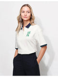 Boxy Fit Solid Polo T-Shirt | PW43 - view 1