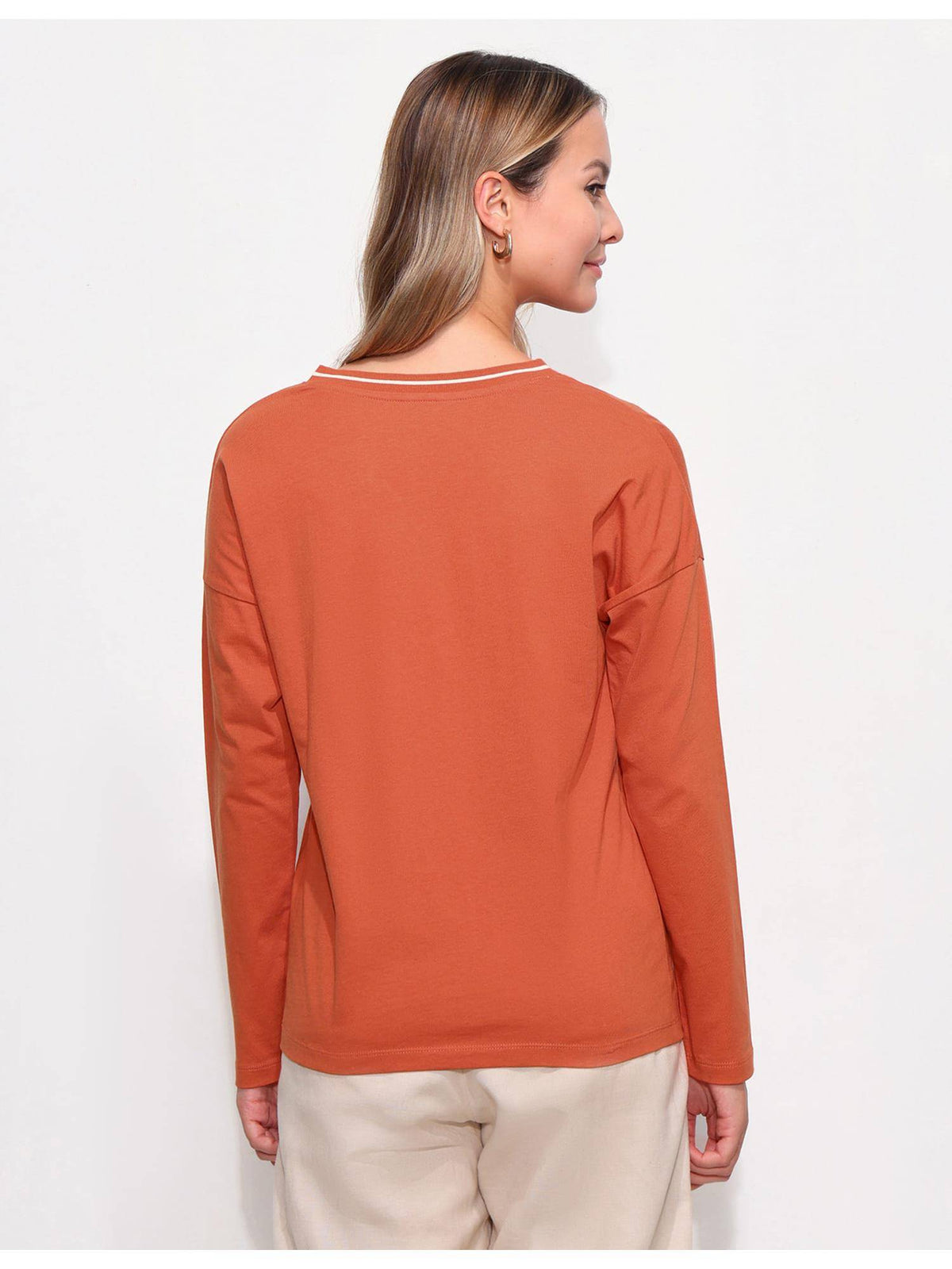 Oversized Fit Solid T-Shirt | PW43 - view 19