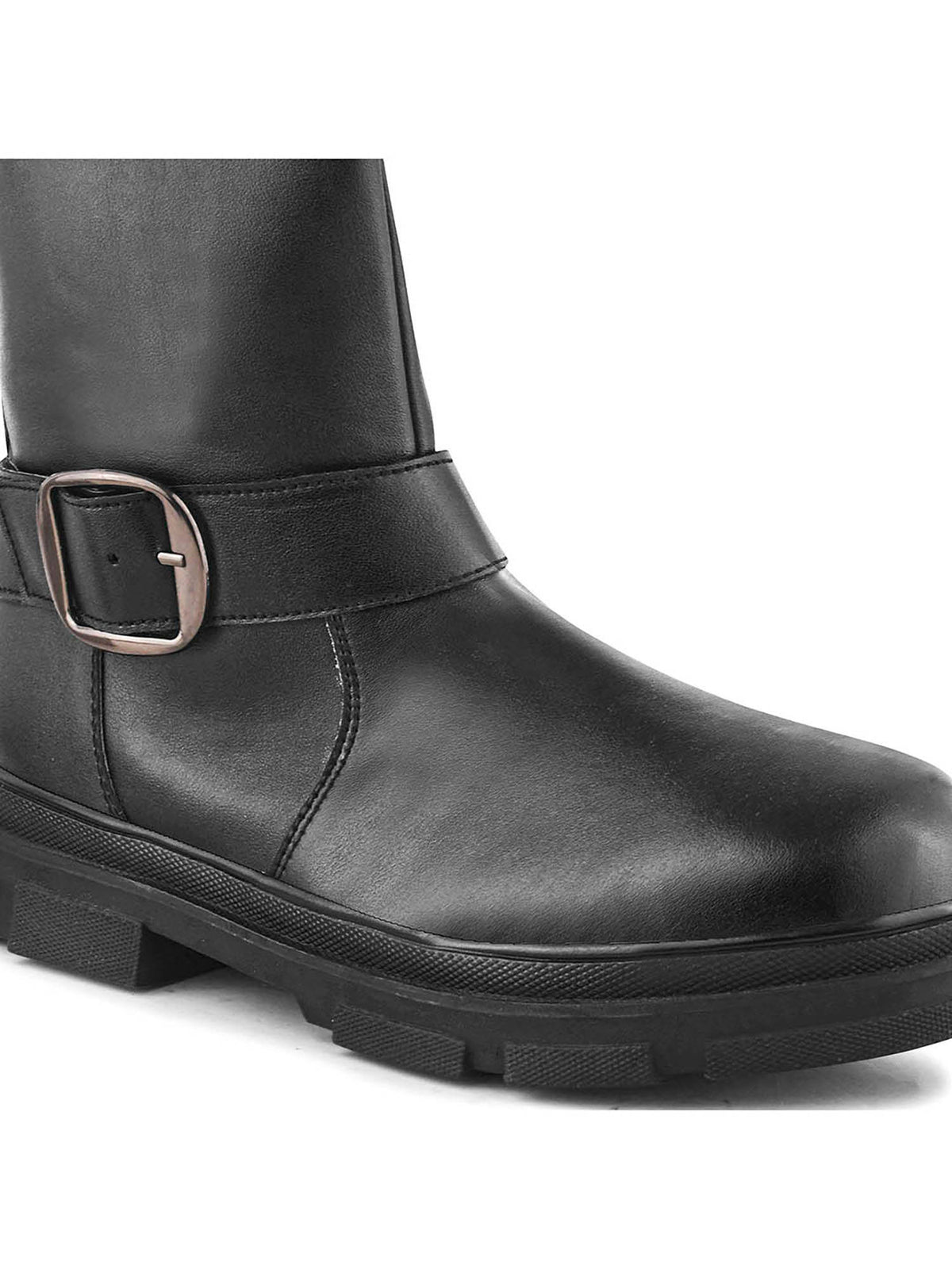 Women Black Buckle Boots | BT61 - view 4
