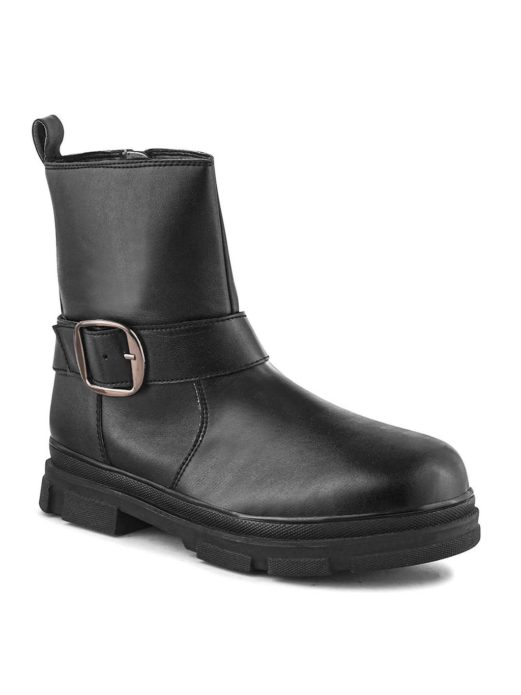 Women Black Buckle Boots | BT61 - view 5