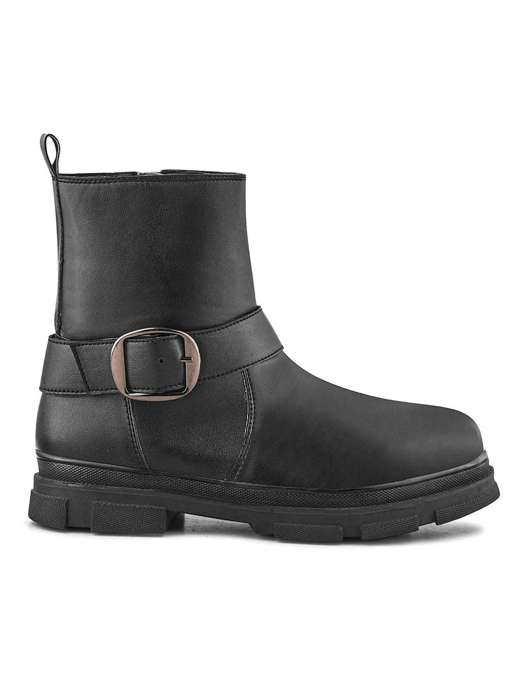 Women Black Buckle Boots | BT61 - view 6