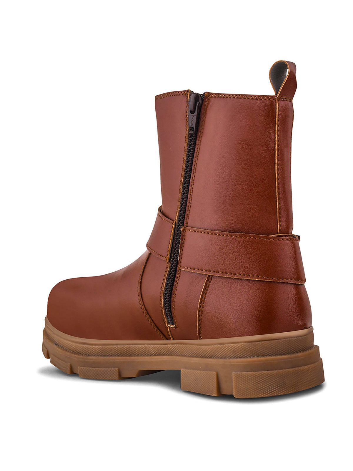 Women Tan Buckle Boots | BT61 - view 3